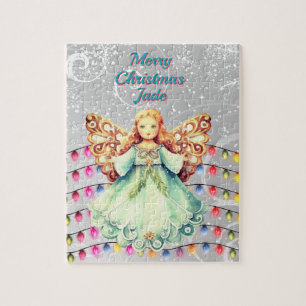 Personalised Angel Christmas  Jigsaw Puzzle