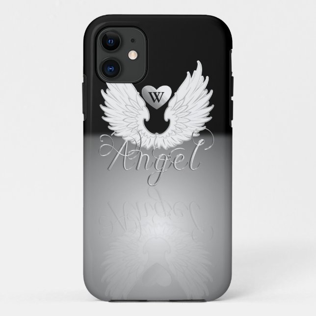 Personalised Angel Wings Phone Case (Back)