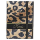 Personalised Animal Leopard Print iPad Air Case
