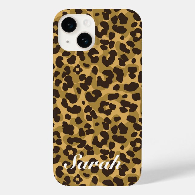 Personalised Animal Print Case-Mate iPhone Case (Back)