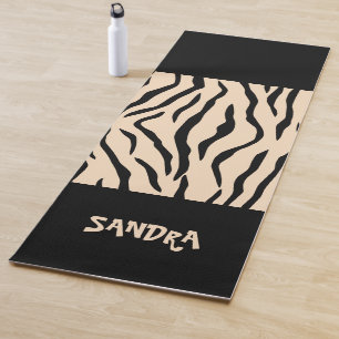 Personalised Animal Print Exercise Yoga Mat