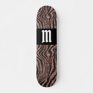 Personalised Animal Print Skateboard