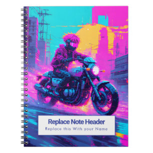 Personalised Anime Themed Notebook