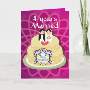 Personalised Anniversary Card
