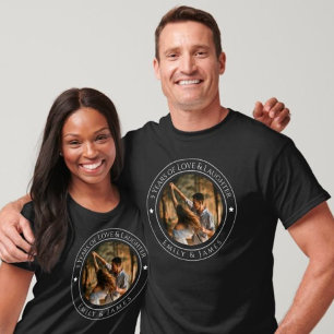 Personalised Anniversary Gifts - Custom Couple T-Shirt