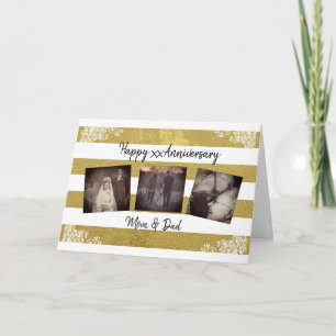 Personalised Anniversary Photo Card