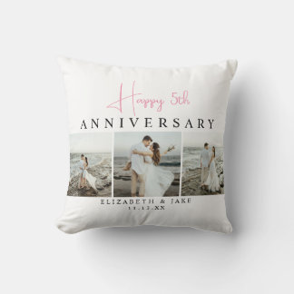 Personalised Anniversary Photo Pillow for Couples