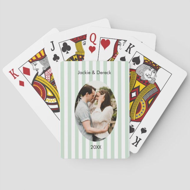 Personalised Anniversary Playing Cards – Custom  (Back)