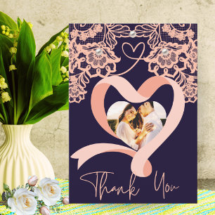 Personalised Anniversary Thank You Card with Photo