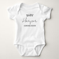 Personalised Announcement Baby bodysuit, Pregnancy