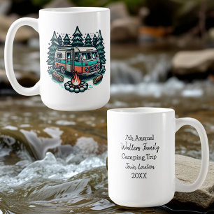 Personalised Annual Camping Trip  Coffee Mug