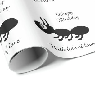 Personalised Ant Design Wrapping Paper