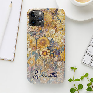 Personalised Antique Art Nouveau Style Floral iPhone 11 Pro Max Case