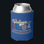 Personalised Any Age Vintage Custom Photo Birthday Can Cooler<br><div class="desc">Add a touch of classic nostalgia to your birthday party with our Personalised Any Age Vintage Custom Photo Can Cooler! Whether you're celebrating a milestone like a 70th, 80th, or 90th birthday, or hitting the milestones of 21st, 30th, 40th, 50th, or 60th, our can cooler is the perfect party favour....</div>