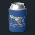 Personalised Any Age Vintage Custom Photo Birthday Can Cooler<br><div class="desc">Add a touch of classic nostalgia to your birthday party with our Personalised Any Age Vintage Custom Photo Can Cooler! Whether you're celebrating a milestone like a 70th, 80th, or 90th birthday, or hitting the milestones of 21st, 30th, 40th, 50th, or 60th, our can cooler is the perfect party favour....</div>