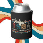 Personalised Any Age Vintage Custom Photo Birthday Can Cooler<br><div class="desc">Add a touch of classic nostalgia to your birthday party with our Personalised Any Age Vintage Custom Photo Can Cooler! Whether you're celebrating a milestone like a 70th, 80th, or 90th birthday, or hitting the milestones of 21st, 30th, 40th, 50th, or 60th, our can cooler is the perfect party favour....</div>