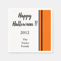 Personalised Any Name Trendy Happy Halloween Party