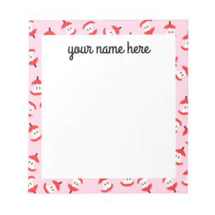 Personalised Apple Core Notepad