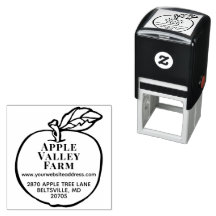 Personalised Apple Growers Orchard Return Address