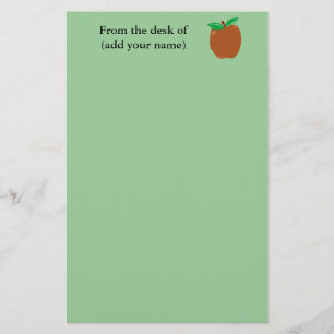 Personalised Apple Stationary Stationery