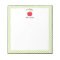 Personalised Apple Teacher Notepad, Green