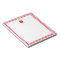 Personalised Apple Teacher Notepad, Red