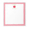 Personalised Apple Teacher Notepad, Red