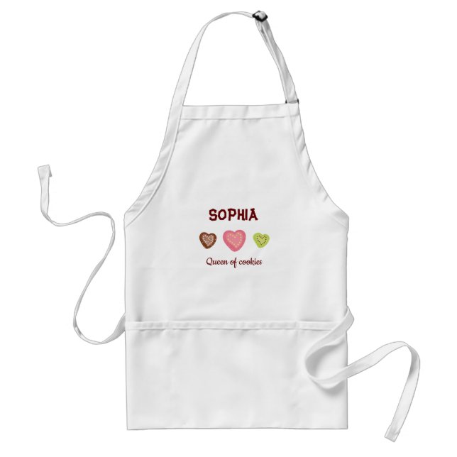 Personalised Apron for Pastry Chef / Cookie Baker (Front)