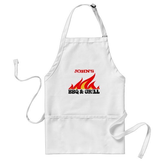 Personalised apron with custom name (Front)
