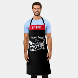 Personalised Aprons, Funny Apron, Custom Name Cook Apron