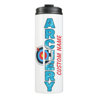 Personalised Archery Target Water Bottle