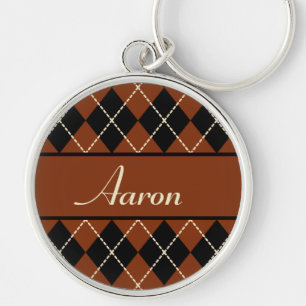 Personalised Argyle Keychain