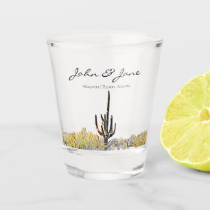 Personalised Arizona Desert Shot Glass