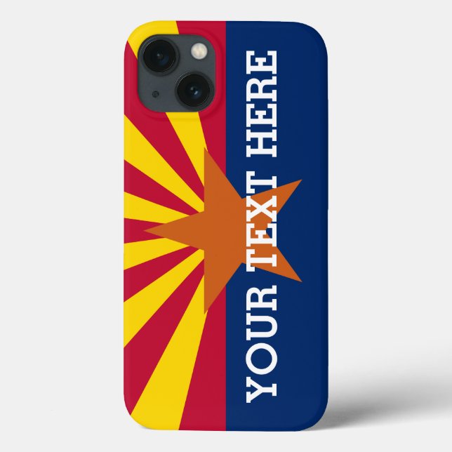 Personalised Arizona Flag Case-Mate iPhone Case (Back)