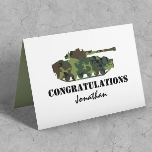 Personalised Army Passing Out Card