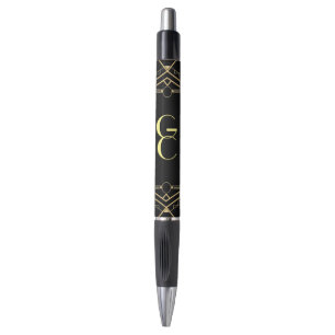 personalised art deco pen