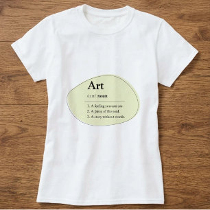 Personalised Art Dictionary Style T-Shirt