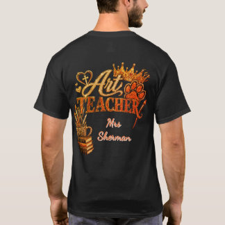 Personalised Art Teacher Shirt