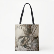 Personalised Arthur Rackham Fairies Fantasy Tote