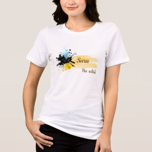 Personalised Artist Name Women's T-Shirt  Tri-Blend Shirt