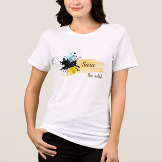 Personalised Artist Name Women's T-Shirt  Tri-Blend Shirt