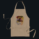 Personalised Artist Work Apron With Pockets<br><div class="desc">Personalised artist work apron with abstract art theme design and custom monogram name initial. Ideal gift for an artist, art lover or makeup artist.</div>