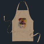 Personalised Artist Work Apron With Pockets<br><div class="desc">Personalised artist work apron with abstract art theme design and custom monogram name initial. Ideal gift for an artist,  art lover or makeup artist.</div>