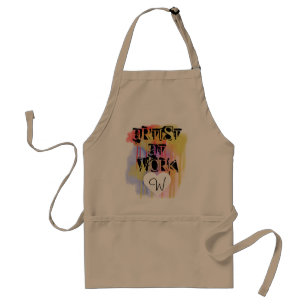 Personalised Artist Work Apron With Pockets