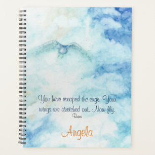 Personalised Artistic Owl Rumi  Planner