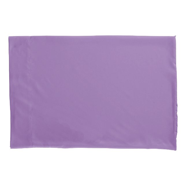 Personalised Artwork Photo Purple Single Standard Pillowcase (Front)