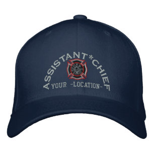 Personalised Assistant Chief Custom Cap Embroidery