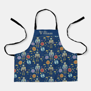 Personalised Astrounaut Space Man Colourful Apron