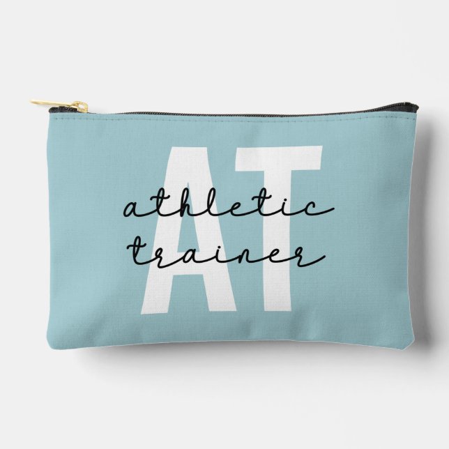 Personalised Athletic Trainer AT Athletic Training Accessory Pouch (Front)