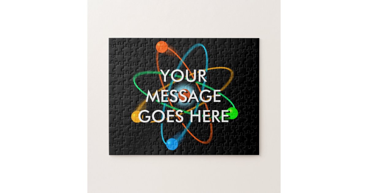 Personalised Atomic Structure Science Jigsaw Puzzle